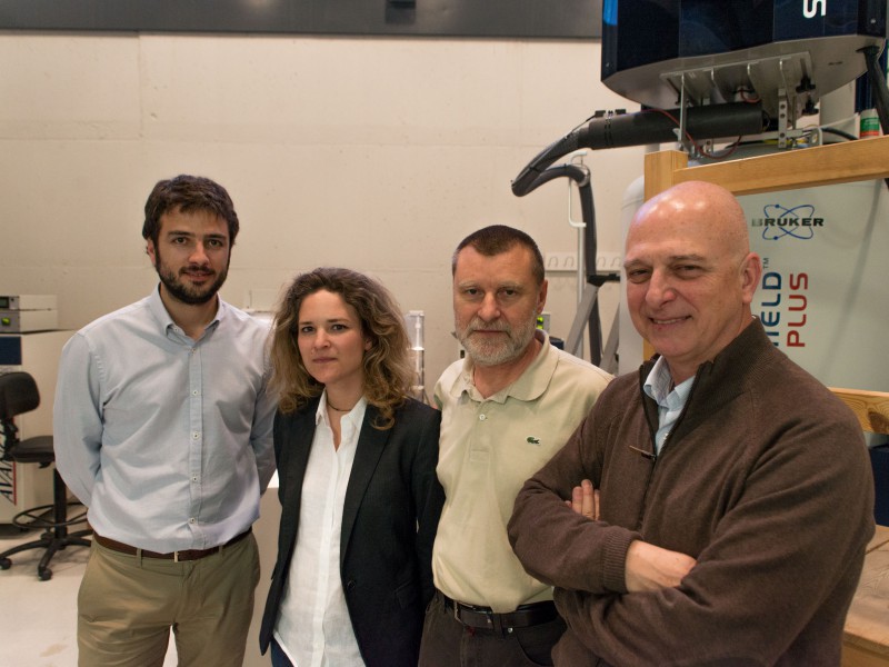 D'esquerra a dreta, Roger Mallol, Núria Amigó, Xavier Correig i Lluís Masana.