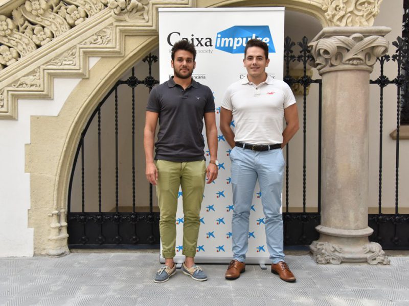 Jordi Ferré i Hèctor González, que participen al projecte Kamleon.