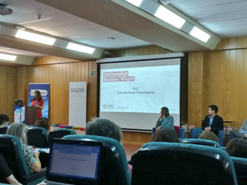 Presentation by Marina Casals, during the round table "The future of the Erasmus+ programme" at the University of Cantabria.
