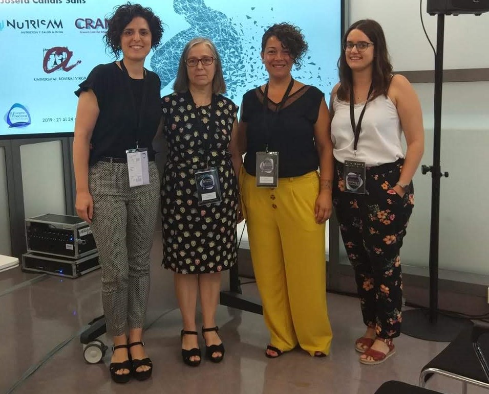 De izquierda a derecha, Núria Voltas, Josefa Canals, Carmen Hernández y Paula Morales, investigadoras del estudio