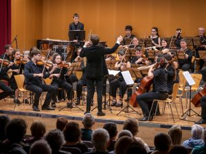 Un moment del concert "Nacionalisme Musicals", de l'Orquestra de la URV.