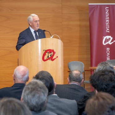 Acte de presa de possessió de Josep Poblet com a president del Consell Social