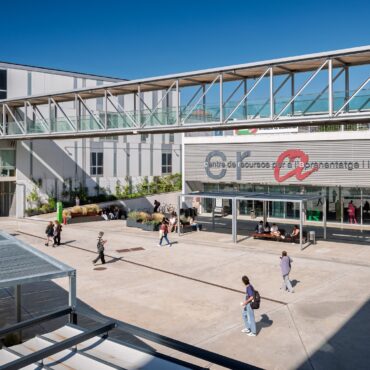 Plaça de la Concòrdia del campus Catalunya