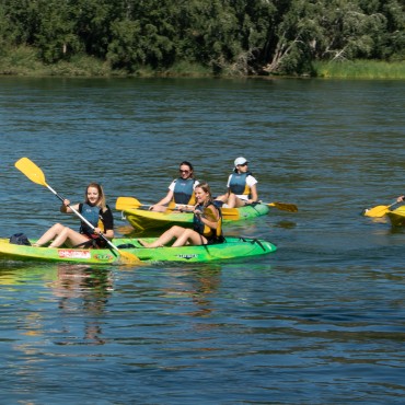 Piraguada al riu Ebre per a la comunitat universitària