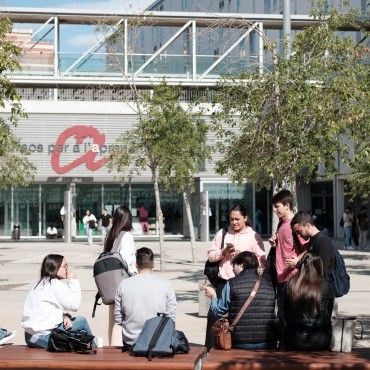Plaça de la Concòrida del campus Catalunya