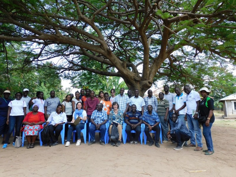Study visit at youth farmers project, Kenya