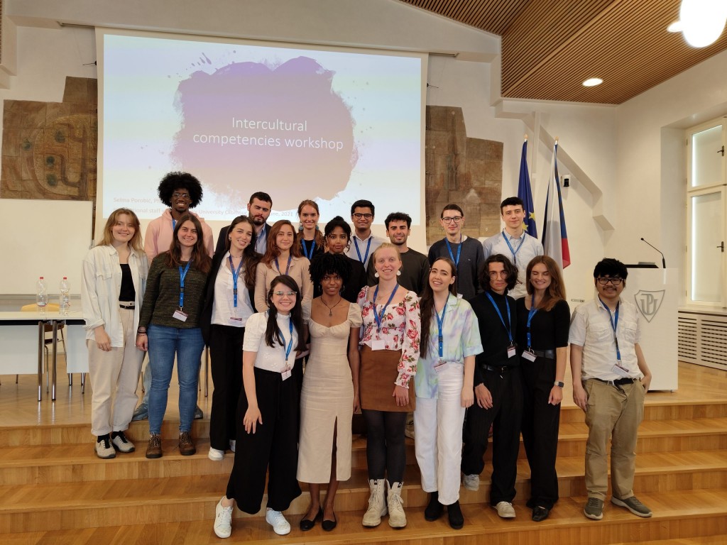 Estudiants participants a la 3a edició de l'Aurora Student Conference, a la Universitat de Palacký a Olomouc, República Txeca.