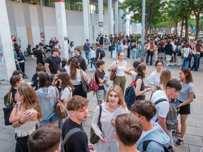 Sortida del campus Catalunya dels estudiants que han fet la Prova d'Accés a la Universitat el curs 2023-24.