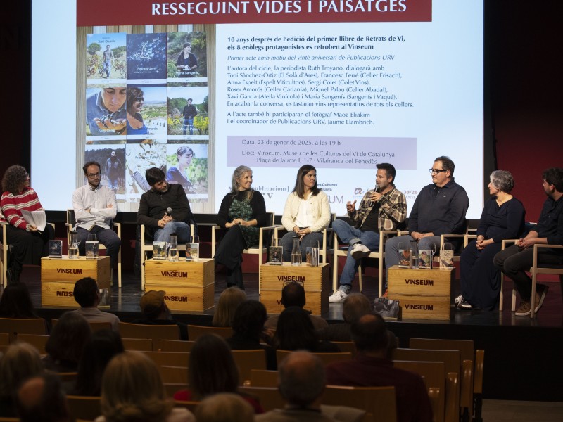 El retrobament de "Retrats de vi" al VINSEUM | © Jordi Gatell / Cordegat