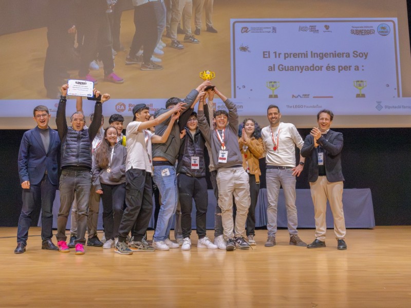 L'equip TecnoCarmelites es va endur el primer premi.