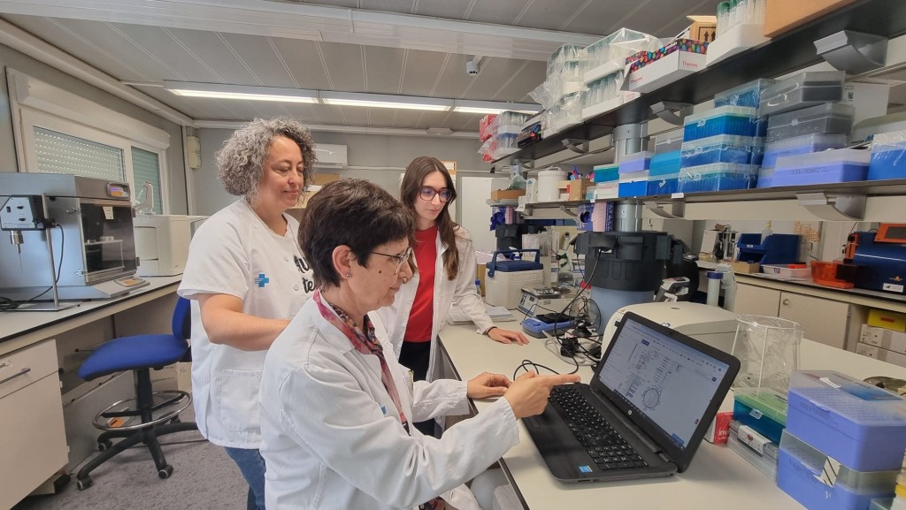 Part del grup de recerca GEMMAIR al laboratori.