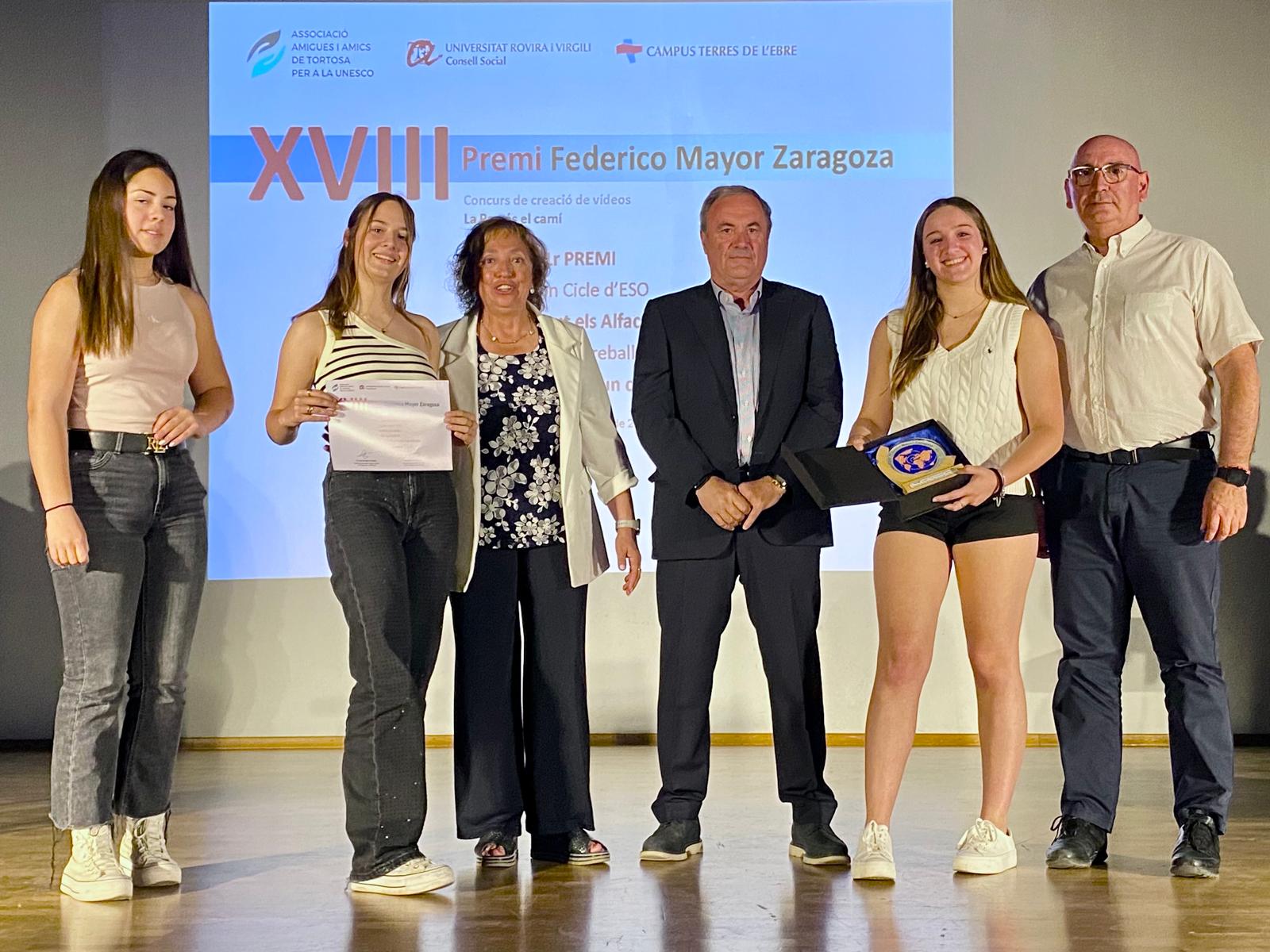 Institut Els Alfacs de la Ràpita, en la categoria de segon cicle d’ESO