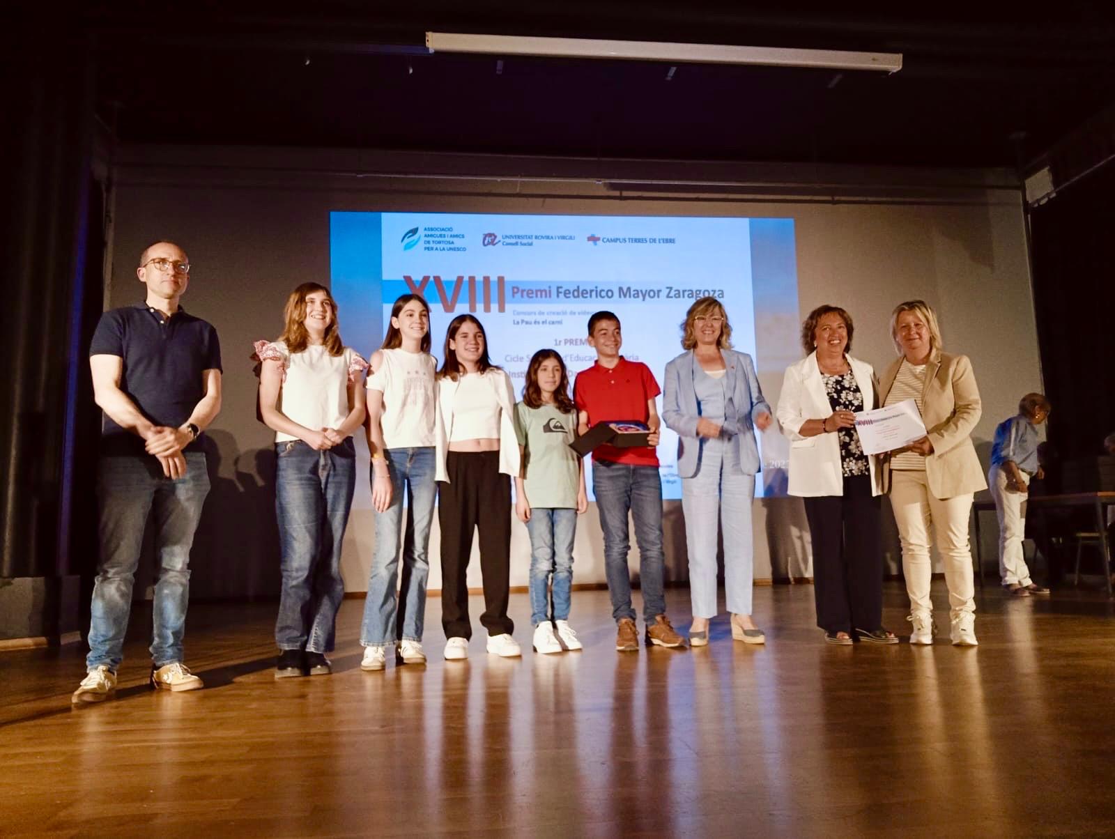 Institut Escola Daniel Mangrané de Jesús, en la categoria de cicle superior de primària