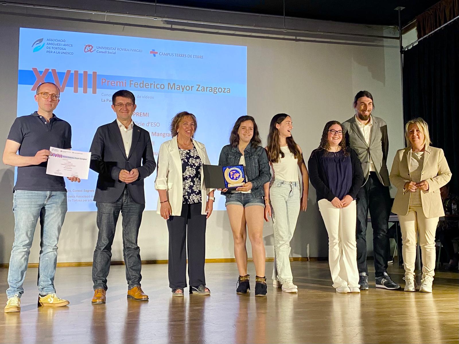 Institut Escola Daniel Mangrané de Jesús, en la categoria de primer cicle d’ESO