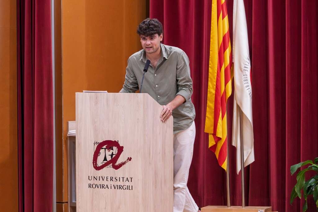 Ot Pentinat durant la seva intervenció.