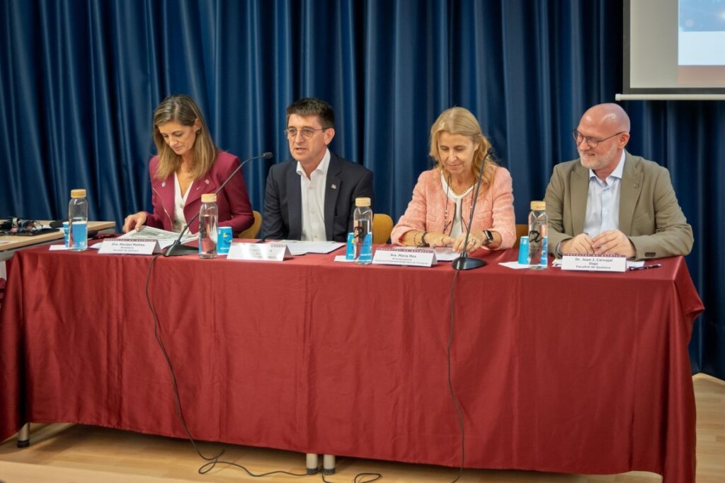 D'esquerra a dreta: Maribel Matheu, Josep Pallarès, Maria Mas i Joan Josep Carvajal.