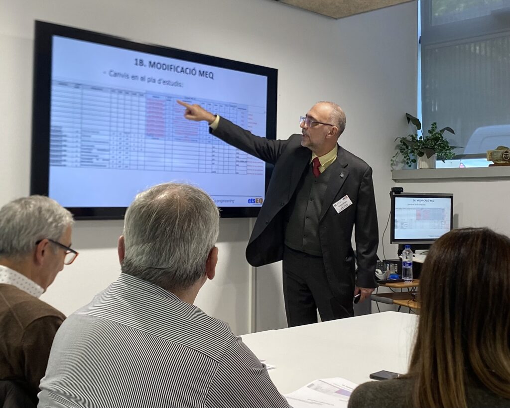 Reunió del Consell Assessor de l’ETSEQ del 24 de novembre.