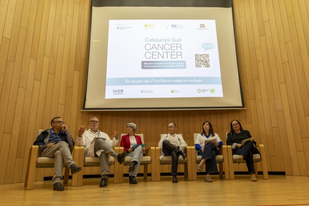 Un instant de la presentació del Catalunya Sud Cancer Center. Foto ©Manel R. Granell/Vilaniu Comunicació