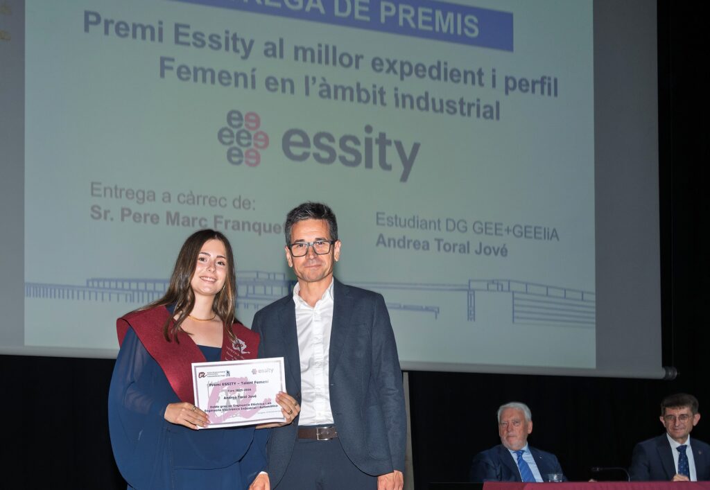 Premi Essity al millor expedient i perfil femení, atorgat a Andrea Toral Jové.
