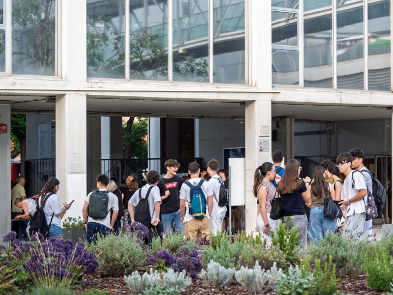 Estudiants durant les proves d'accés a la universitat del passat mes de juny.